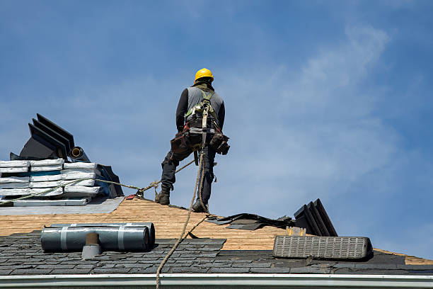 Professional Roof Replacement technician working in Crawford, TN